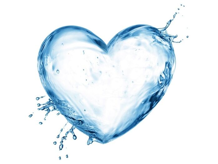 Le cœur est de l'eau
